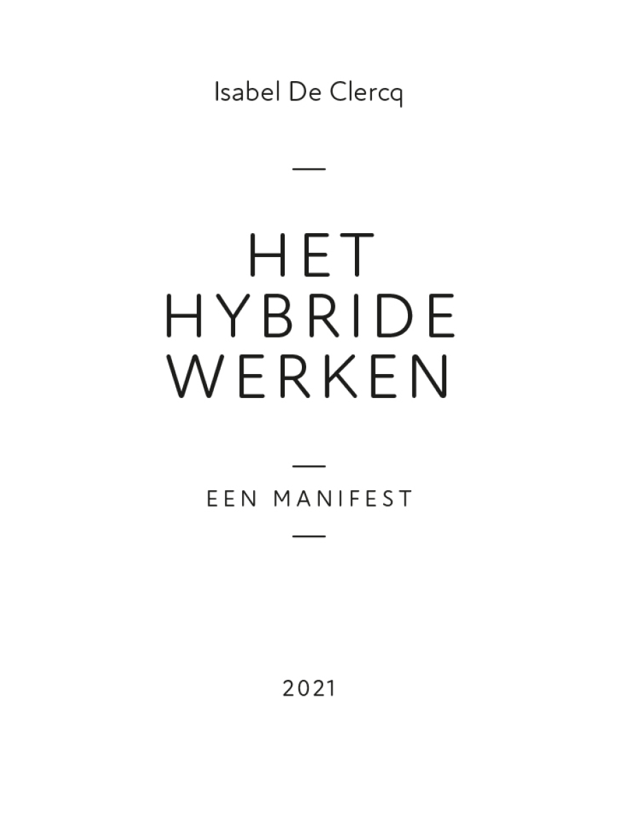 Het hybride werken